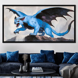 Majestic Winged Guardian - NicheCanvas