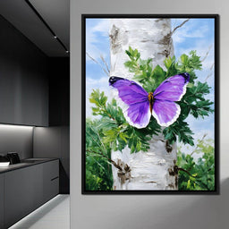 Butterfly Dreams Forest Canvas - NicheCanvas