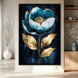 Golden Petal Rebirth - NicheCanvas