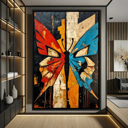 Radiant Metamorphosis Flight - NicheCanvas