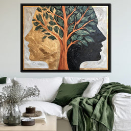 Dual Reflections of Nature - NicheCanvas