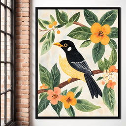 Birdsong Among Blossoms - NicheCanvas