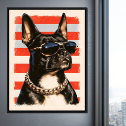 Coolest Canine On The Block - NicheCanvas