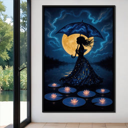 Lady of the Starry Night - TooplesArt  - NicheCanvas