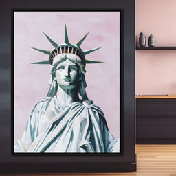 Liberty Crown Pastel Sky - NicheCanvas