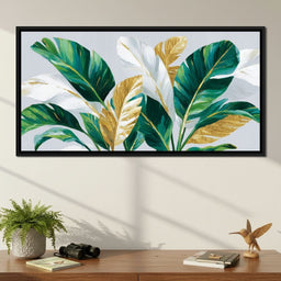 Gold Leaf Botanical Palmdream - NicheCanvas
