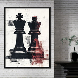 Chess Kings Encounter Majesty - NicheCanvas