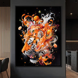 Citrus Storm Tiger Awakening - NicheCanvas