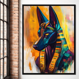 Majestic Anubis Reverie - NicheCanvas