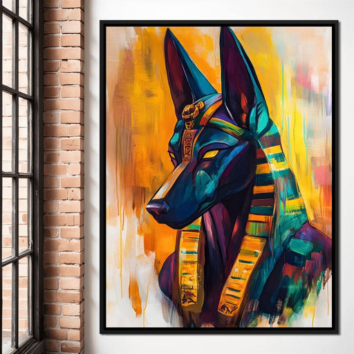 Majestic Anubis Reverie Canvas Print