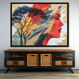 Tree of Vibrant Reflections - NicheCanvas