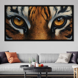 Tiger Stare Wilderness Majesty - NicheCanvas