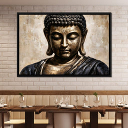 Golden Stillness Of Inner Reflection - NicheCanvas