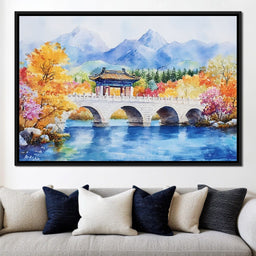 The Stone Bridge - NicheCanvas