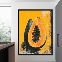 Papaya Vibrance - NicheCanvas