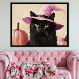 Enchanted Witchy Black Cat Charm - NicheCanvas