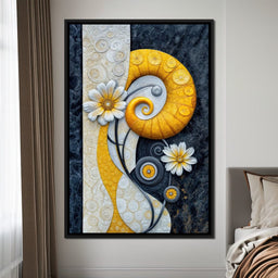 Golden Swirl - TooplesArt - NicheCanvas