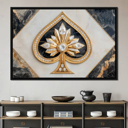 Golden Ace Diamond Blossom - NicheCanvas