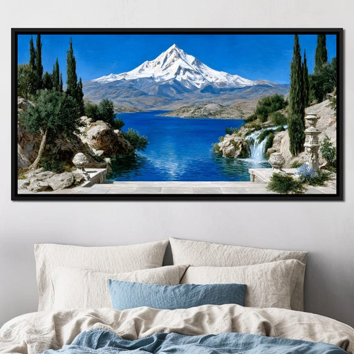 Majestic Peaks and Tranquility Canvas Print