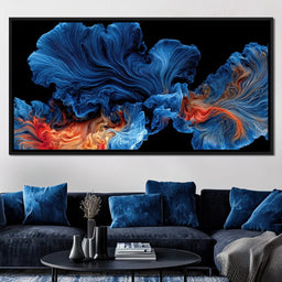 Deep Sea Ember Bloom - TooplesArt - NicheCanvas