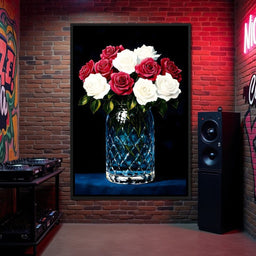 Velvet Petals Crystal Blooms - NicheCanvas