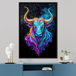 Bull of the Cosmos - TooplesArt  - NicheCanvas