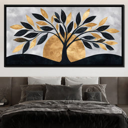 Golden Dawn Tree Reverie - NicheCanvas