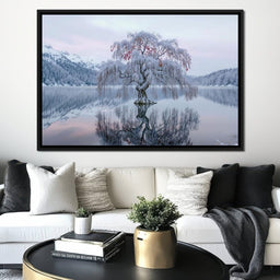 Willow of the Frosted Lake - TooplesArt - NicheCanvas