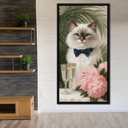 Regal Feline Soiree Symphony - NicheCanvas