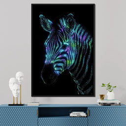 Cosmic Zebra - TooplesArt - NicheCanvas