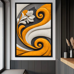 Fusion of Flower and Flow - TooplesArt - NicheCanvas