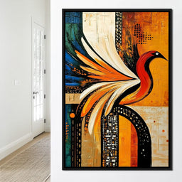 Vivid Phoenix Harmony Flight - NicheCanvas