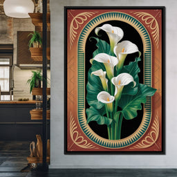 Art Deco Calla Symphony - TooplesArt - NicheCanvas