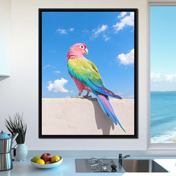 Vibrant Parrot - NicheCanvas