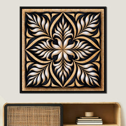Gilded Quill Mandala - TooplesArt - NicheCanvas