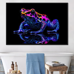 Electric Dart Frog - TooplesArt - NicheCanvas