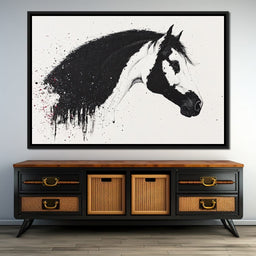 Equestrian Splatter Symphony - NicheCanvas