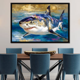 Gilded Great White Hunter - NicheCanvas