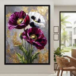 Golden Poppy Petal Sonata - NicheCanvas