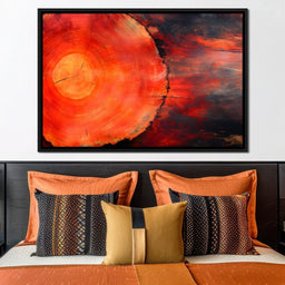 Fiery Echoes of Time - NicheCanvas