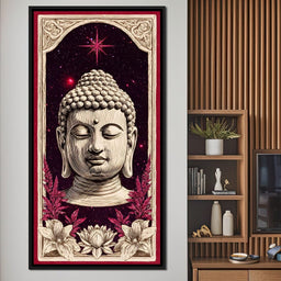 Cosmic Lotus Buddha Tranquil - NicheCanvas