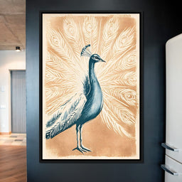 Gilded Plumes Of The Regal Display - NicheCanvas