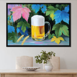 Frothy Beer Garden Delights - NicheCanvas