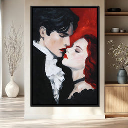 Gothic Lovers Midnight Kiss - NicheCanvas