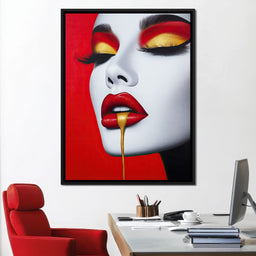 Luxe Lips - TooplesArt - NicheCanvas