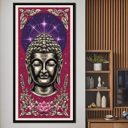 Celestial Lotus Buddha Calm - NicheCanvas