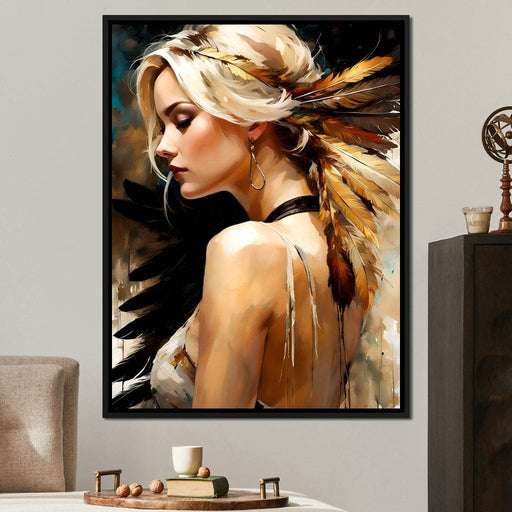 Female Portrait 0024 - Vizahn Burger Canvas Print