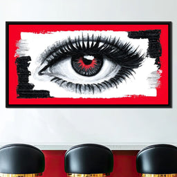 Fiery Sentinel Eye Awakens - NicheCanvas