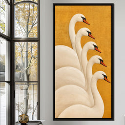 The Swan Assembly - TooplesArt - NicheCanvas