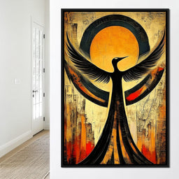 Radiant Wings of Dawn - NicheCanvas